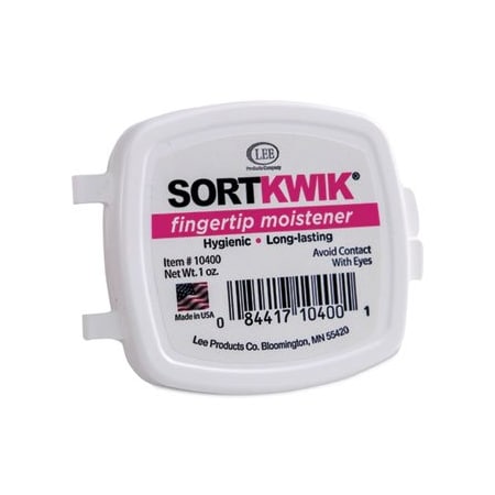 Lee Products Co LEE, Sortkwik Fingertip Moisteners, 1 Oz, Pink 10400
